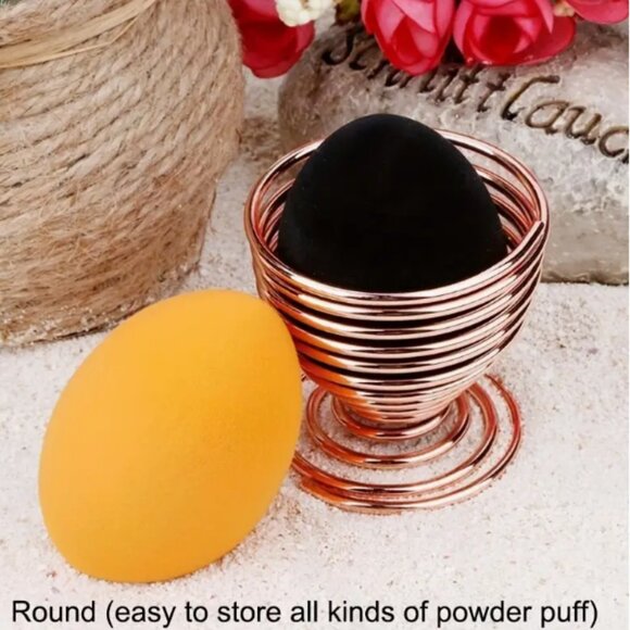 ELEGANT STAINLESS STEEL BEAUTY SPONGE HOLDERS - Picture 4 of 10